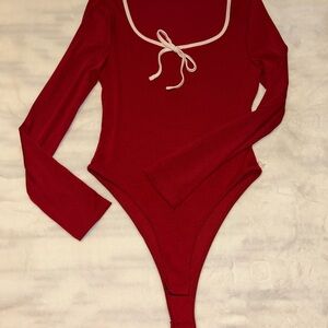SHEIN Vibrant Red Bodysuit